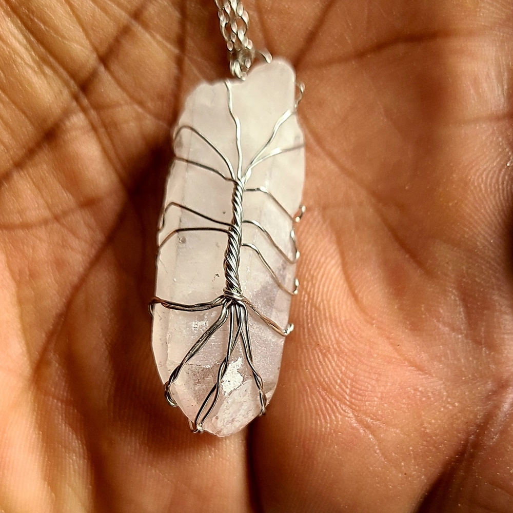 Quartz Pendant Necklace